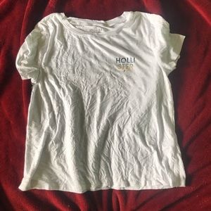 White Soft Hollister Shortsleeved